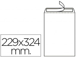 250 bolsas Liderpapel 229x324mm. celulosa blanco 100g/m²
